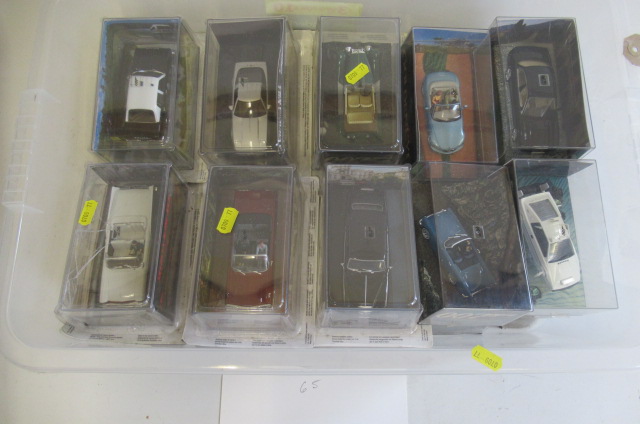 Twenty Fabbri James Bond vehicles Image