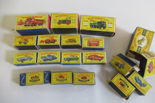 Empty Matchbox Series boxes Image