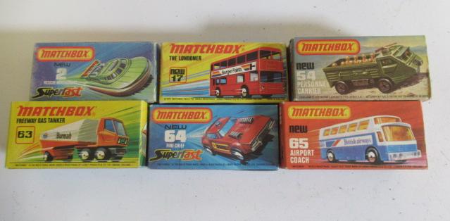 Six Matchbox Superfast 2 Hovercraft Image