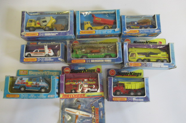 Ten Matchbox Kingsize including K26 Bedford Concrete Mixer Image