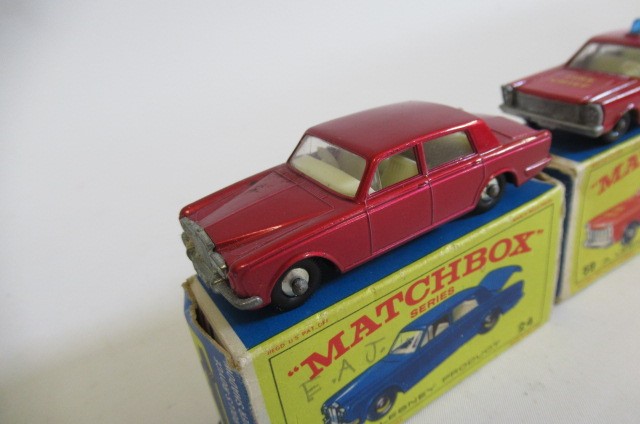 Matchbox N24 Rolls Royce Silver Shadow and 59 Fire Chiefs Car Image
