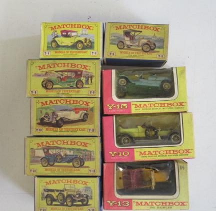 Matchbox Models of Yesteryear comprising Y4 Image