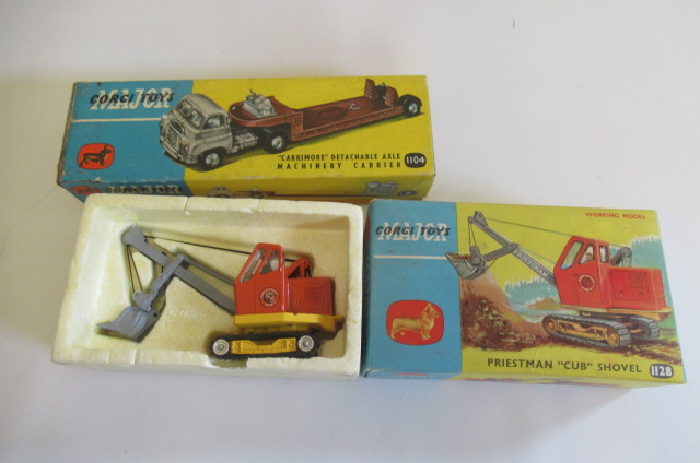 Corgi 1128 Priestman Shovel and Carrimore Machinery Carrier Image