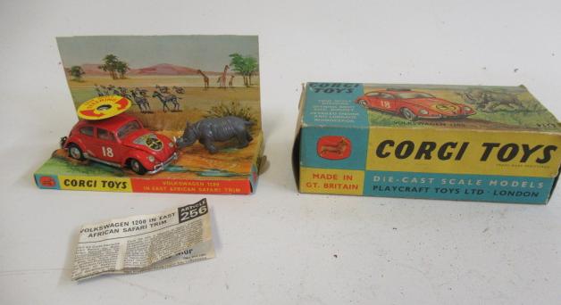Corgi 256 Volkswagen Safari with Rhinoceros Image