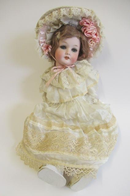 A C M Bergmann Waltershausen bisque socket head doll Image