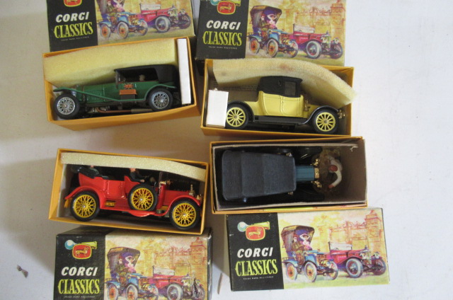 Four Corgi Classics comprising 1915 Ford Image