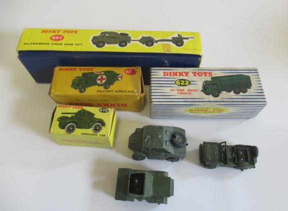 Dinky military vehicles 697 Fieldgun Set Image