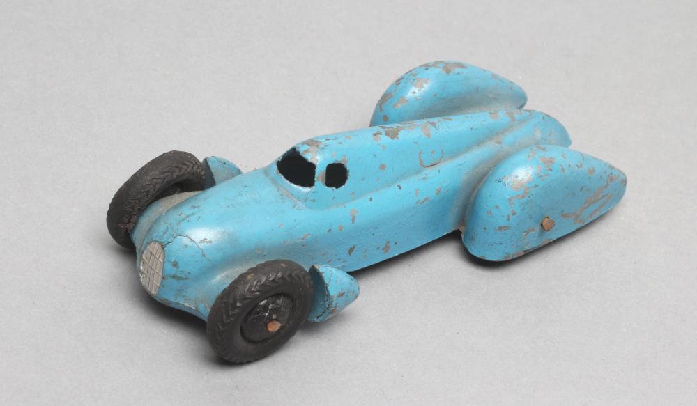 Dinky Auto Union stream lined race car in blue Image