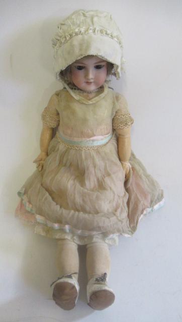 An Armand Marseille bisque socket head doll Image