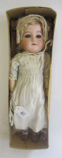 An Armand Marseille bisque socket head doll Image