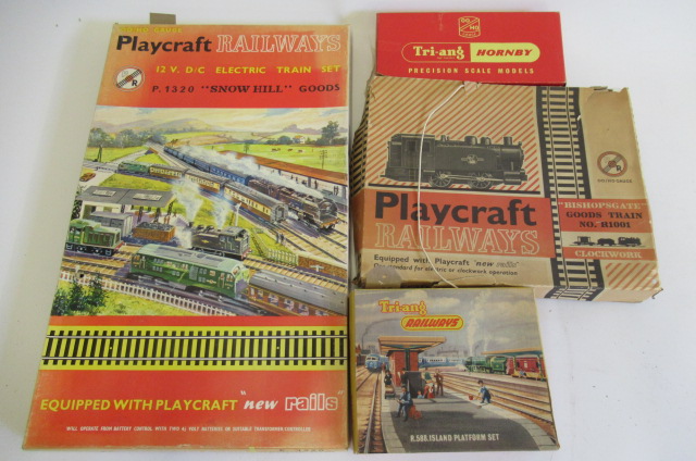 Playcraft electric train set Snowhill Goods Image