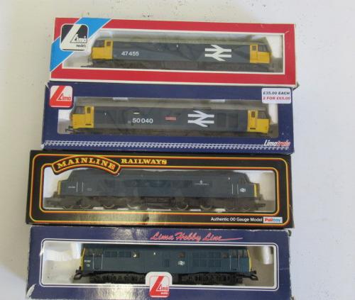 Four Lima B.R. Diesels comprising Class 45-039 Image