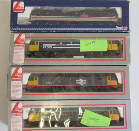 Four Lima B.R. diesels comprising Class 47-528 Image