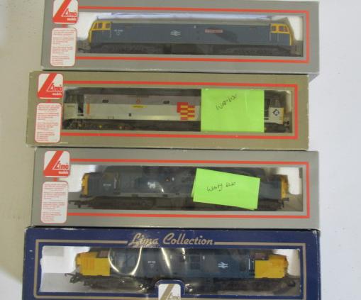 Four Lima B.R. Diesels comprising Class 47-596 Image