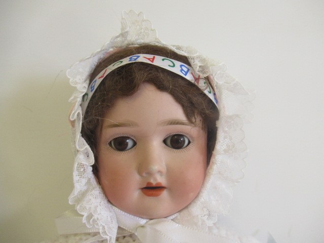 Two Simon & Halbig bisque socket head dolls Image