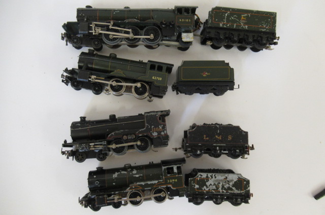 Playworn Trix locomotives comprising Dover Image