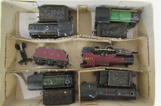 Five Trix Twin playworn locomotives Image
