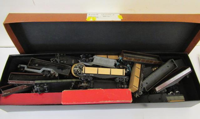 Twenty five Trix Twin bogie goods wagons Image