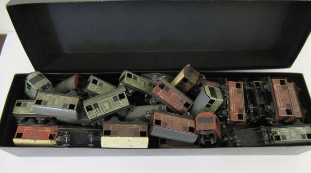 Unboxed Trix Twin goods wagons Image