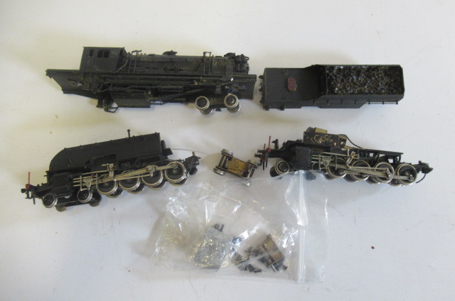 Japanese H.O. brass S.A.R. Garrett locomotive Image