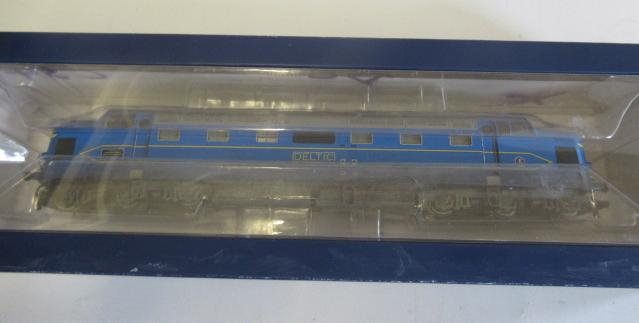 Bachmann Prototype blue Deltic locomotive in weathered finish Image