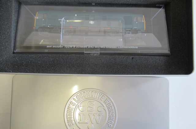 Sutton's locomotive works in B.R. blue Class 24-009 Image