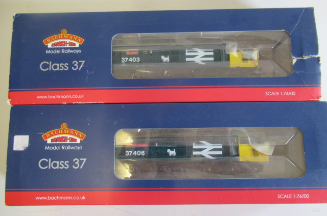 Class 37 in B.R. blue Isle of Mull and Class 37 The Saltaire Society Image