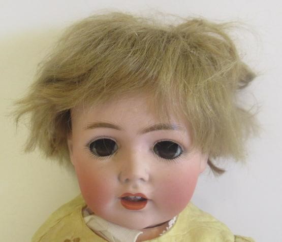 A J D Kestner bisque socket head character doll Image