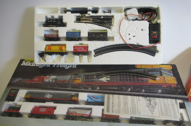 Hornby Midnight Freight Train Set and Smokey Joe Train Set Image