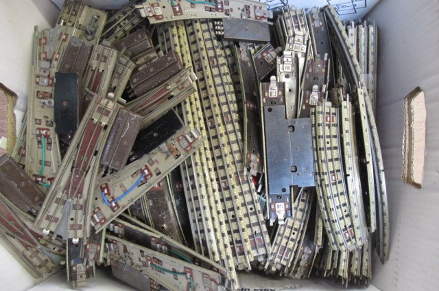 A large quantity of Hornby Dublo three rail track and points Image