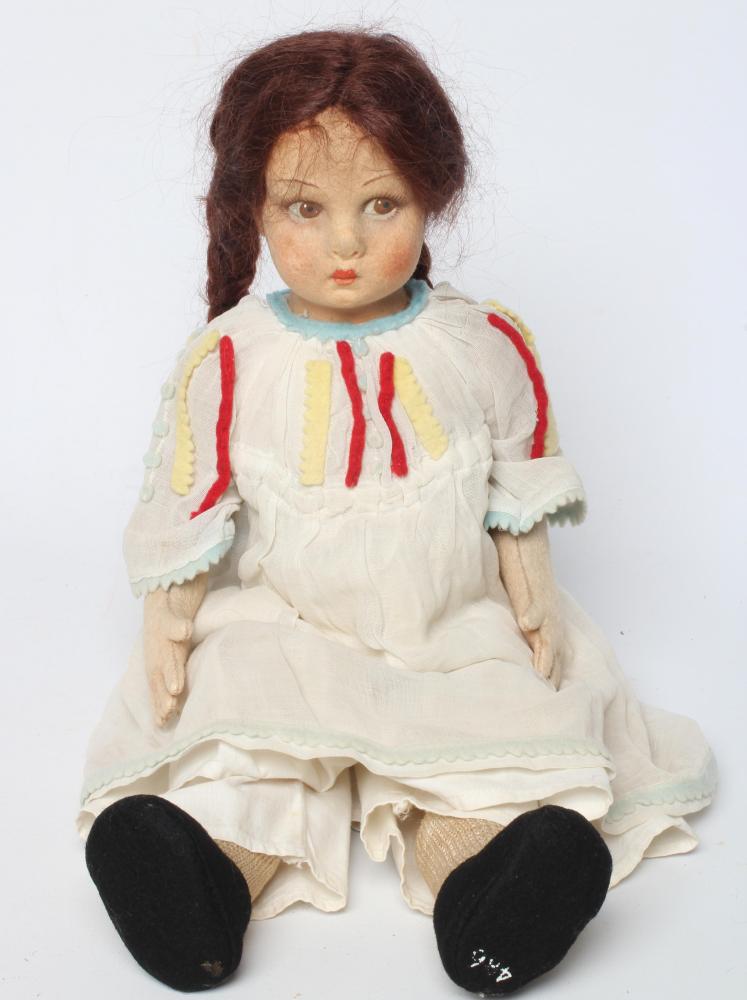 A pre-war Lenci girl doll Image