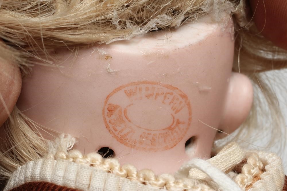 A bisque shoulder head doll Image