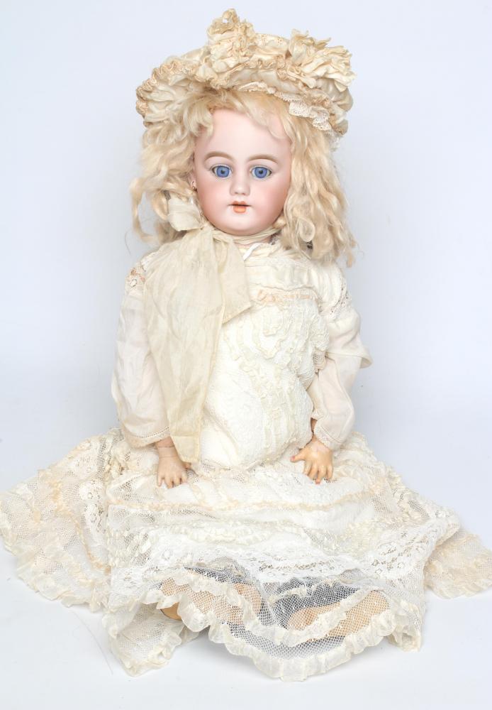 A Simon & Halbig bisque socket head doll Image