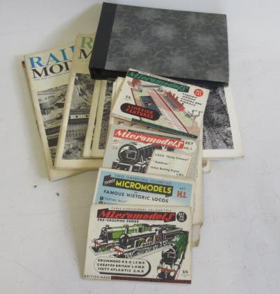 Six Micro Models card kits of railway subjects Image
