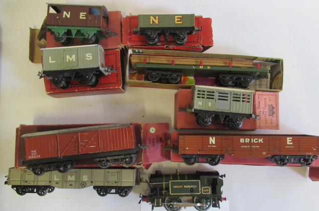 Hornby clockwork No 1 Special Great Western 0-4-0 tank Image