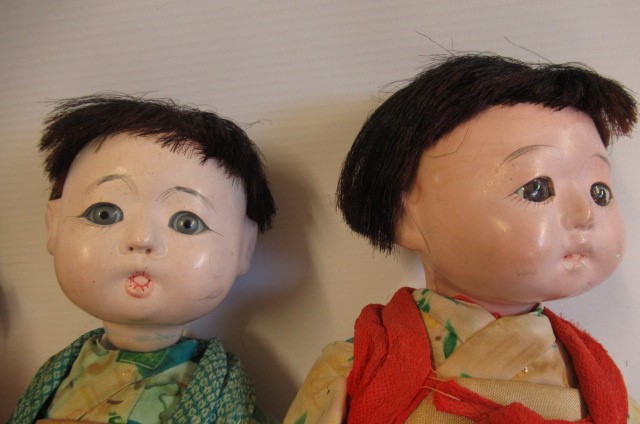 Four composition Japanese dolls Image