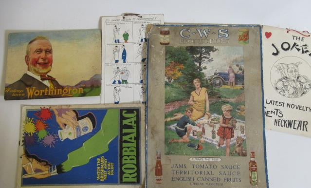 Cardboard advertising posters for OMA food products Image