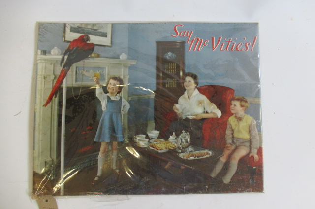 A tin printed McVities advertising sign Image