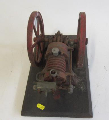 A single cylinder gas engine Image