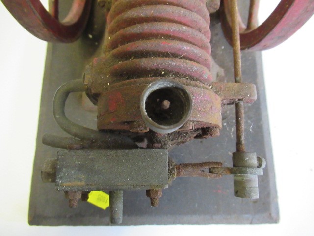 A single cylinder gas engine Image