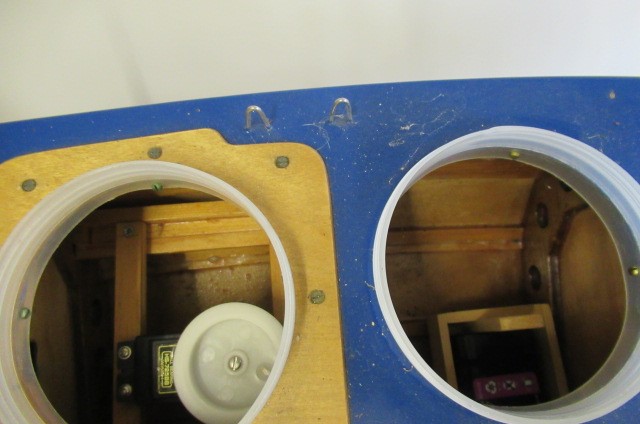 A large radio controlled pond yacht fitted with R.C. equipment and sails Image