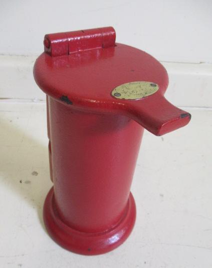 A railway ticket office date stamp Image