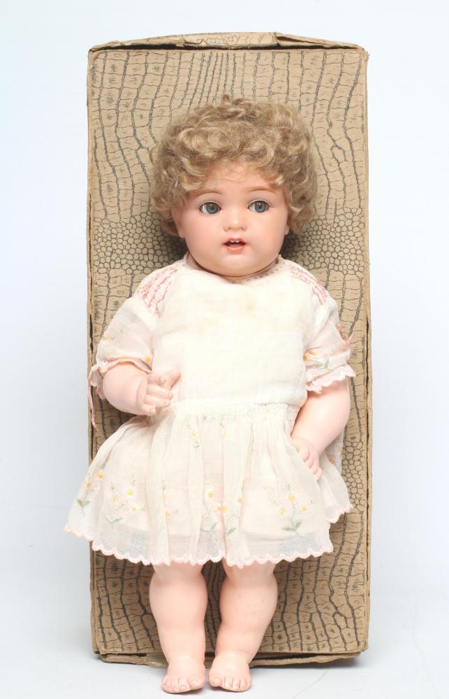 A fantastic condition Kammer & Reinhardt celluloid socket head doll Image