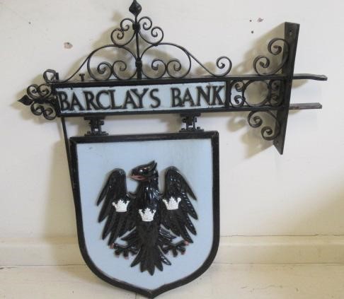 A Midland Bank sign and Westminster Bank sign Image