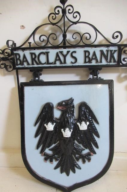 A Midland Bank sign and Westminster Bank sign Image