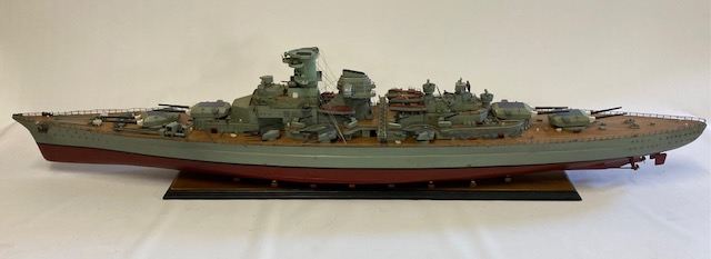 Well-made scale model of the German Battleship Bismarck Image