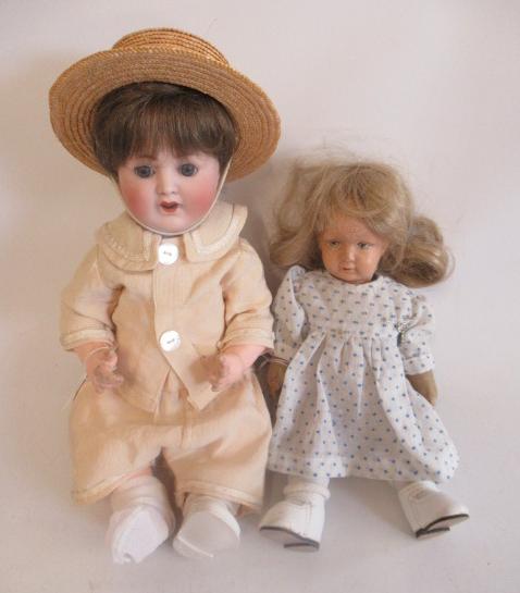 An Alt Beck & Gottschalck bisque socket head character doll Image