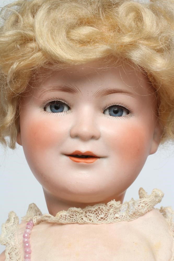 A boxed Porzellanfabrik Burggrub Princess Elizabeth bisque socket head doll Image
