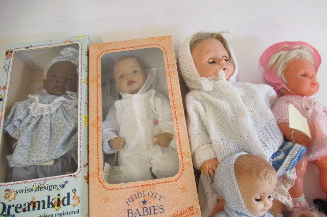 A collection of vintage dolls Image
