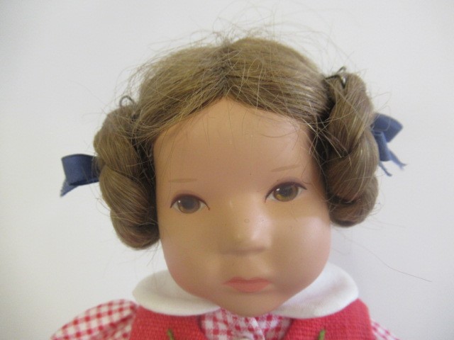 A boxed Kathe Kruse girl doll Image